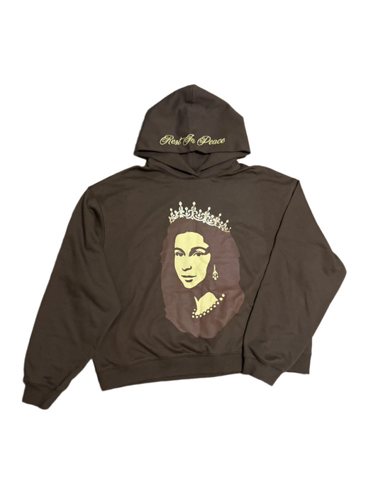 APELIZABETH Brown Hoodie